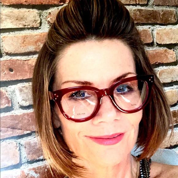 Celine Accessories - Celine Anna Made in Italy acetate Cat-Eye Frames